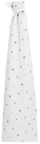aden + anais Classic Muslin Single Swaddle Blanket, Twinkle