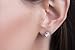 Devin Rose 6mm Round Solitaire Stud Earrings for Women Made with Swarovski Crystals in 925 Sterling Silver (Various Imitation Birthstone)