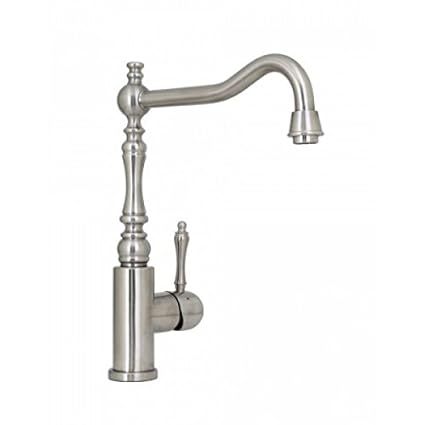 Spültischarmatur/ Mischbatterie Antik COPA Design K1070 -Wasserhahn Küche Spülbecken Spültisch Armatur - 100% Edelstahl- matt
