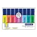 Staedtler Textsurfer Classic Highlighter, Chisel Tip, Blue/Green/Orange/Pink/Purple/Red/Turquoise/Yellow, 8 per Set (364WP8)