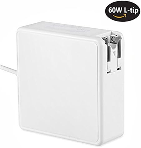 Macbook Pro Charger, Zeakko 60W Magsafe 2 L-Tip DC Power Adapter Replacement for Macbook Pro 13 inch