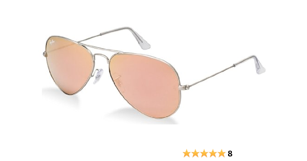 mirrored ray bans aviator