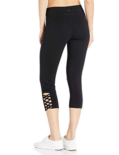 Marc New York Performance Women's Caged Crop Legging, Black, L
