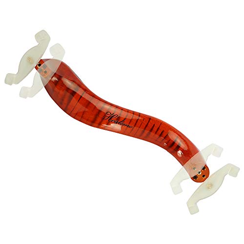 Violin Shoulder Rest for 4/4 and 3/4 Size, Healemo Wooden Shoulder Rest for Violin, Perfect for Beginners and Professionals