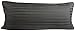 Body Pillowcase, 100% Egyptian Cotton, 540 Thread Count, 21x60 Pillow Cover, Striped with Wrinkle Guard by Fits 20x54, Gray primary
