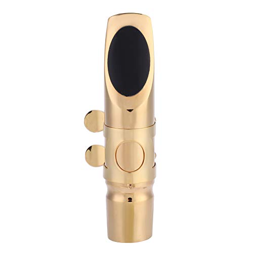 image for Dilwe Sax Mouthpiece, EB Alto Sax Saxophone 6C Mouthpiece with Cap Pad