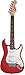 Squier by Fender Mini Strat Electric Guitar - Red Bundle with Tuner, Strap, Picks, Austin Bazaar Instructional DVD, and Polishing Cloth