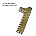 iMustech Mailbox Numbers, 2 Pcs/Set Solid Self-stick Number 1 for Mailbox, Door, Apartment, Hotel, 2-3/4 Inch, 3D Metal Brass