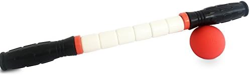 Athlos Fitness Massage Stick Muscle Roller and Lacrosse Ball