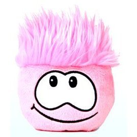 Disney Club Penguin 4 Inch Plush Puffle Pink
