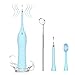 Electric Dental Calculus Plaque Remover Tool Kit, High-Frequency Vibration Tartar Scraper Remover for Dental Calculus, Tooth Stains, Plaque Removal, with Dental Picks Mirror, 3 Adjustable Modes-Blue