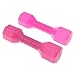 B Blesiya 5 Colors - 1 Pair Kids Dumbbell Outdoor Fitness Exercise Kids Toy - Pink, as described