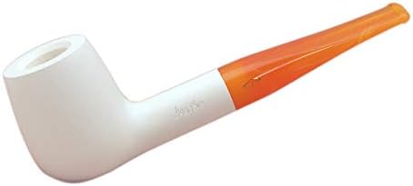 MARA Classic (Bianca 1001) Meerschaum Lined Billiard Tobacco Pipe by Brebbia (Italy)
