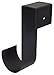 MIDE Products 110B-2 Aluminum Pool Accessory Hooks Pair, Fits 3/4-Inch to 1-1/8-Inch Wide Fences, 10-Inch Long, Black