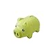 Ookamiwolf Cute Pig Money Box Piggy Bank for Kid's Birthday Gift,Green-Develop a Good Habbit of Saving Money
