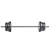 US Weight 100 lb. Traditional Barbell Weight Set with New Upgraded Bar and Spring Locking Clips - Includes 20, 20 and 8 lb. Weights