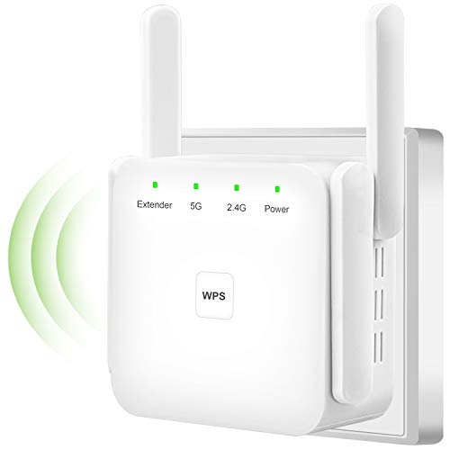 Nextfi wifi range extender 1200mbps wireless signal repeater booster 2.4 & 5ghz dual band 4 antennas 360 full coverage Clearance