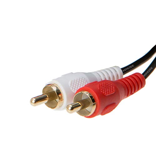 2RCA Male to 2RCA Male Composite Audio Cable, Gold Plated 3ft, 6ft, 10ft, 12ft, 25ft (3FT)