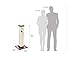 Amazon Basics Large Premium Tall Cat Scratching Post - 16 x 35 x 16 Inches, Wood
