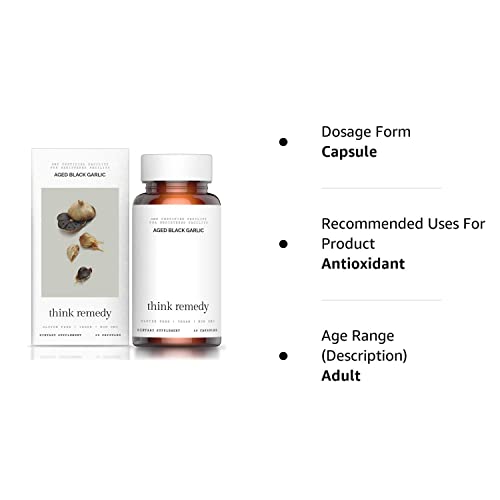 Aged Black Garlic Capsules Garlic Pills Less Odor 60 Capsules