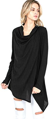 i ivy Women's Two-Way Cardigan with Button (Made in USA)
