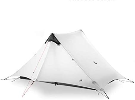 STRIDCJX 2 Person Oudoor Ultralight Camping Tent, 3 Season Professional 15D Silnylon Rodless Tent, Double Ultralight Tent,