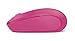 Microsoft Wireless Mobile Mouse 1850 - Magenta Pink . Comfortable Right/Left Hand Use, Wireless Mouse with Nano transceiver, for PC/Laptop/Desktop, works with Mac/Windows 8/10/11 Computers