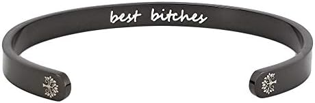 Laser power Inspirational Stainless Steel Gifts for Women Silver Arrow Bracelet Cuff Bangle