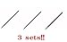Ohto 897NP Needlepoint Ballpoint Refill 0.7 mm Black (3 sets!!) from Japan