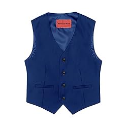 Marvelous World Boys' Suits Slim Fit Vest Set 2