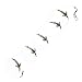 Squid Catcher Daisy Chains, 4 Pcs Glow Design, for Saltwater Squid Jigging, Weighted Clasp Setup, Ideal for Night Fishing and Squid Trips