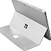 VFENG Premium Ultra-Thin Decal Protective Skin for New Microsoft Surface Go 2018, Precision-Cut Sticker, Vinyl Decorative Laptop Cover Protector, Silver Back Cover