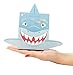 Juvale Shark Favor Boxes - 24-Pack Paper Treat Boxes with Die-Cut Shark Design, Sea Themed Party Favors Boxes, Goodie Gift Loot Boxes, Kids Birthday Party Supplies, 6 x 2.1 x 7.75 Inches