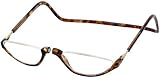 Clic Sonoma Single Vision Half Frame Designer Reading Glasses, Light Tortoise, +2.50 by CliC