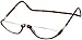Clic Sonoma Single Vision Half Frame Designer Reading Glasses, Light Tortoise, +2.50 by CliC