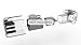 Helix Charging Dock Housing for Your Apple Watch Charger and Cable (Clear)