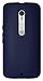 Diztronic Moto X Pure Case, Full Matte Slim-Fit Flexible TPU Case for Motorola Moto X Pure Edition & Moto X Style (2015) - Dark Navy Blue - (MPR-FM-Blue)