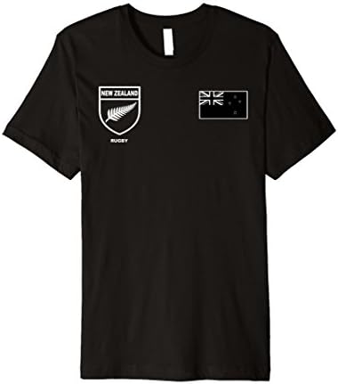 Mens New Nueva Zealand Rugby Jersey T-Shirt Small Black