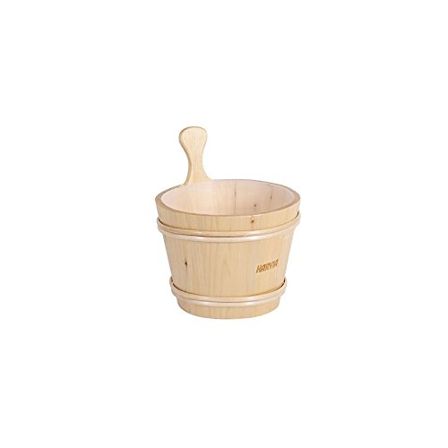 Harvia Bucket, 4 L, wooden with a plastic pot