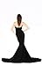 Miss ord Strapless Asymmetric Slit Front Wedding Evening Party Maxi Dress