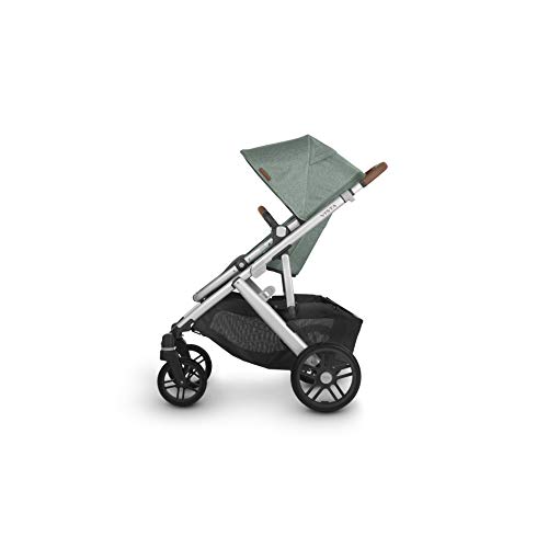 UPPAbaby VISTA V2 Stroller - EMMETT (green melange/silver/saddle leather)