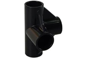 矢崎化工(YAZAKI KAKO) Yazaki Kako J-12A S BL Φ28 Elector Plastic Joint, Black