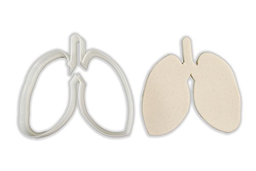 Human Lungs Cookie Cutter - LARGE - 4 Inches