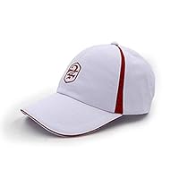 Qamkado Unisex Summer Breathable Fashion White Baseball Cap Hat for Women Men BAS17HF27 56-58cm(Adjustable)