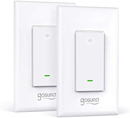 gosund 15a smart wifi light switch with remote control and timer