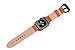 Apple Watch Band ,Vintage Vegetable Tanned Leather Watch Band For I Watch 42mm With Black Adaptor Light Brown