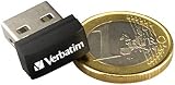 Verbatim 16GB Store n Stay NANO USB 2.0 Drive Black Low Profile Portable view 3