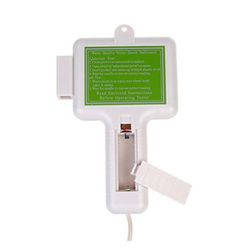 Ranoff Water Quality Detector PH CL2 Chlorine Level Meter Water Quality Tester Test Monitor Swimming Pool Spa (Silver)