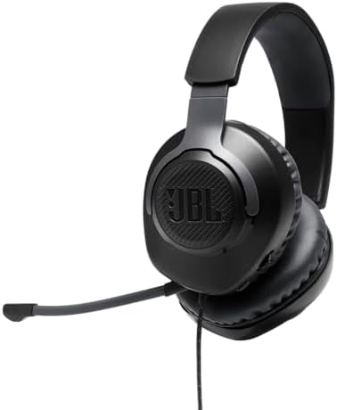 JBL Quantum 100 - Wired Over-Ear Gaming Headphones - Black, Large