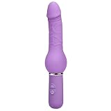Loveryoyo 10 Modos Vibrador de Simulación de Silicona Impermeable para Mujeres, Color Púrpura